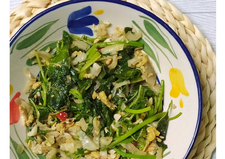 Cara Gampang Mengolah Oseng bayam kol Sederhana