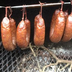 A picture of California Farm Kielbasa All Beef Sausage.