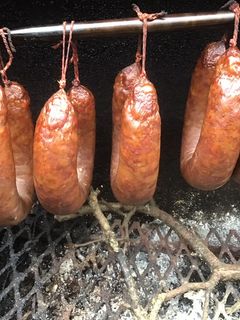 A picture of California Farm Smoked Kielbasa All Beef Sausage.
