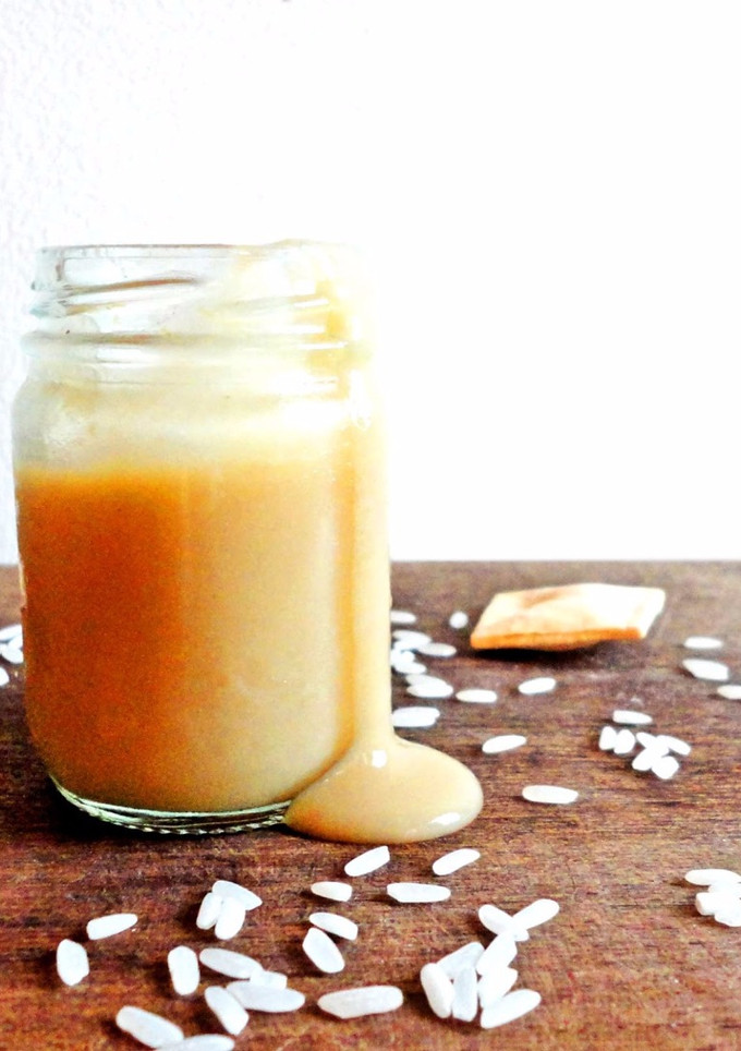Una foto de Dulce de leche con arroz y leche de soja (Dulce de leche vegano / dulce de leche con leche vegetal)