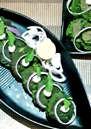 A picture of Hara bhara kabab.