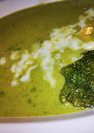 Zöldborsós Brokkoli krémleves recept fotója