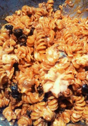 A picture of Super Easy Garlic Olive Fusilli for Beginners.