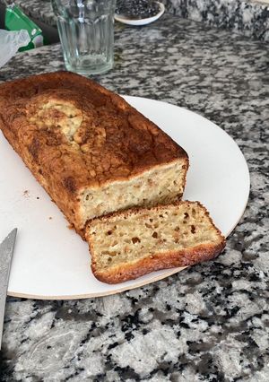 Una foto de Budín de Manzana