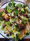 Ensalada cítrica con queso de cabra