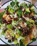 Ensalada cítrica con queso de cabra