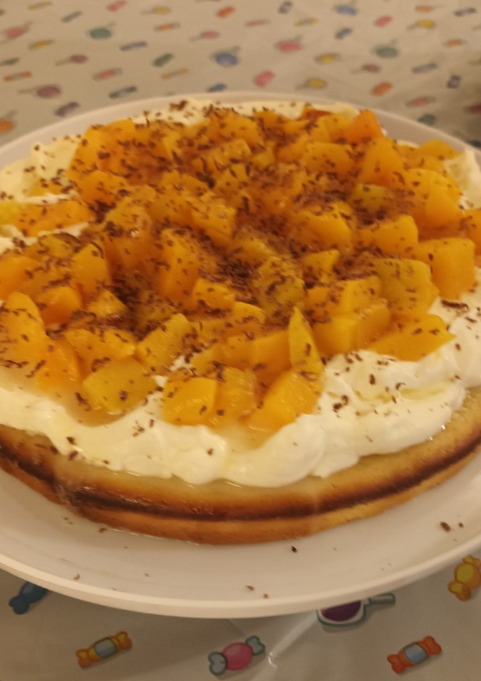 Una foto de Torta Celebración 🥳 (Facilísima, rica y pocos ingredientes) 👶Apta +24m