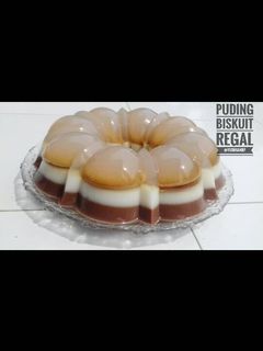 Foto resep Puding Biskuit Regal