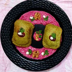 Vegetables Baked Pockets A picture of Vegetables Baked Pockets.