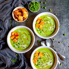 A picture of Fresh Peas Soup.
