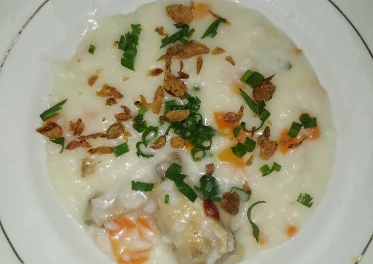 Resep Bubur Ayam Gurih Ala ku, Enak Banget