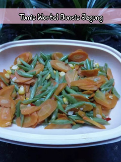 Foto resep Tumis wortel buncis jagung