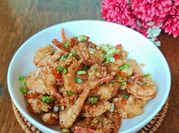 Gambar udang cabe garam ala resto