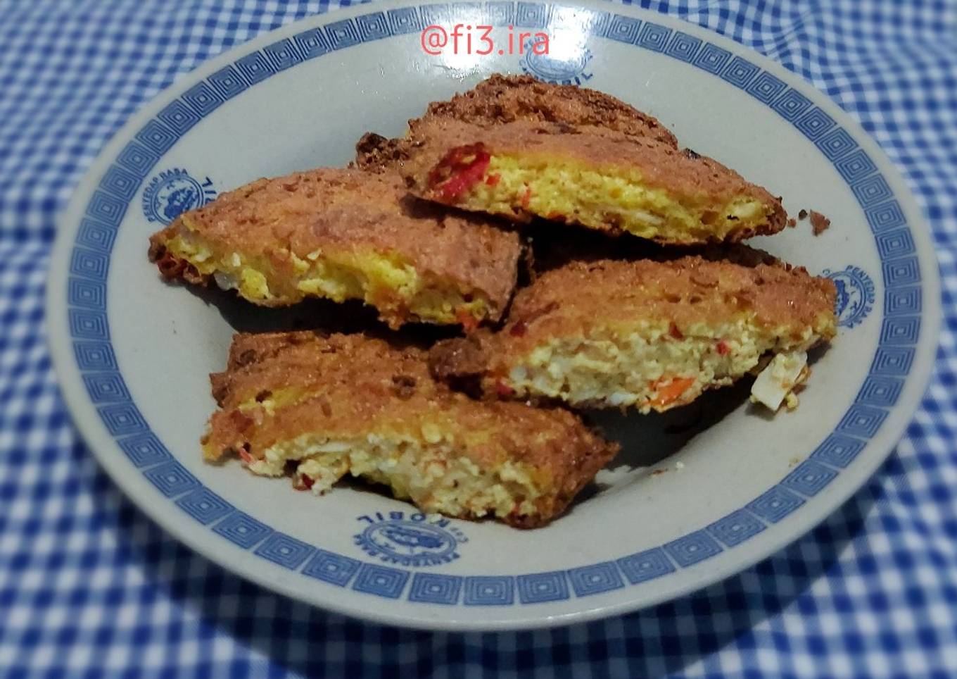 Tahu telur goreng ala bu Fitri