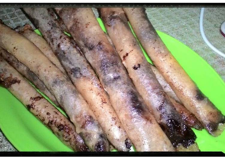 Pisang aroma coklat keju