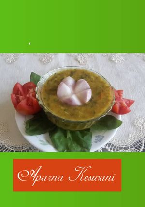 A picture of Sai bhajhi :Sindhi Palak.