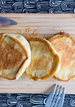 A picture of Soufflé pancake 🥞.
