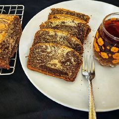 A picture of Zebra Cake.