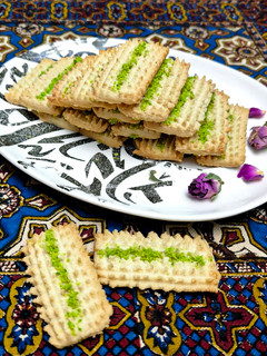 عکسی از دستور شیرینی چرخی قزوین (شیرینی عید نوروز) (Qazvin Charkhy sweets)