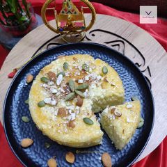 Chena Poda - Odia Burnt Cheese Cake A picture of Chena Poda - Odia Burnt Cheese Cake.