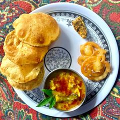 A picture of Spicy Chatpate Aloo.