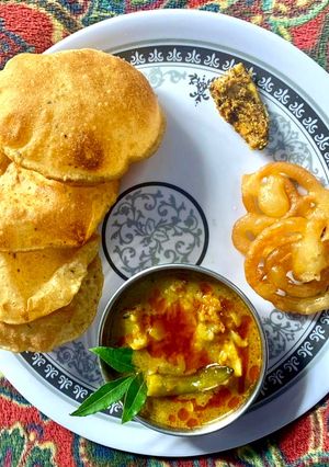 A picture of Spicy Chatpate Aloo.