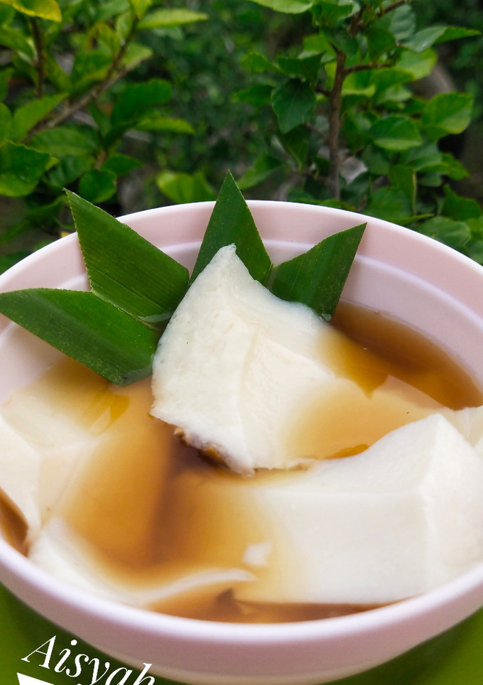 Foto resep Puding Tahu Kuah Jahe