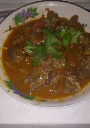 A picture of Beef stew.
