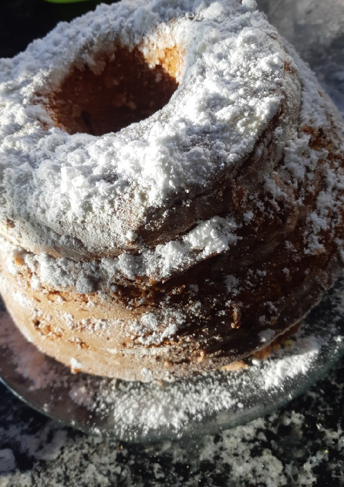 Una foto de Budín de banana y dulce de leche en 10 min