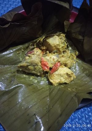 Foto resep Pepes ayam (kuning)