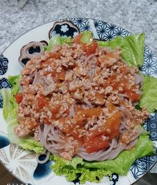 bún thịt băm cà chua