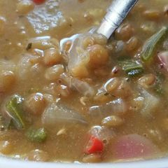 A picture of Lentil soup.
