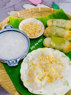 Hình của món Chuối nếp nướng nồi chiên không dầu.