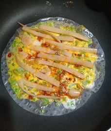 bánh tráng nướng bằng chảo