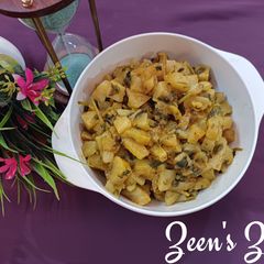 A picture of Aloo Methi.