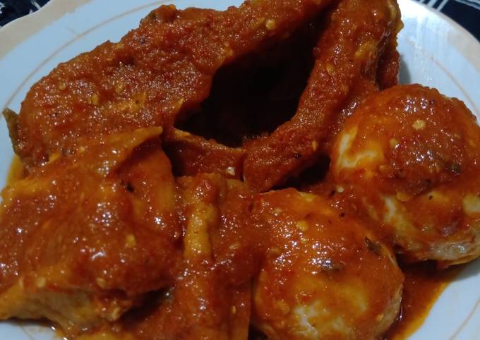 Resep: Bali ikan patin tahu telor Yang Sederhana