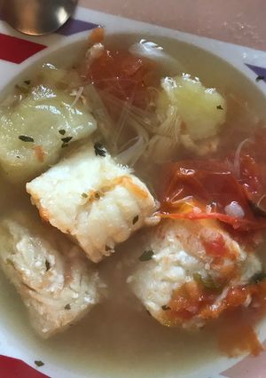 Una foto de Sopa de Rape