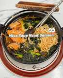 Miso Soup Head Salmon\Miso Sup Kelapa Salmon ala Jepang (nikmat)