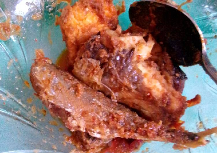 Langkah Menyiapkan Patin tengiri sambal tomat yang Menggugah Selera