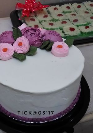 Foto resep Buttercream mawar