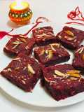 Chikoo Beetroot Barfi
