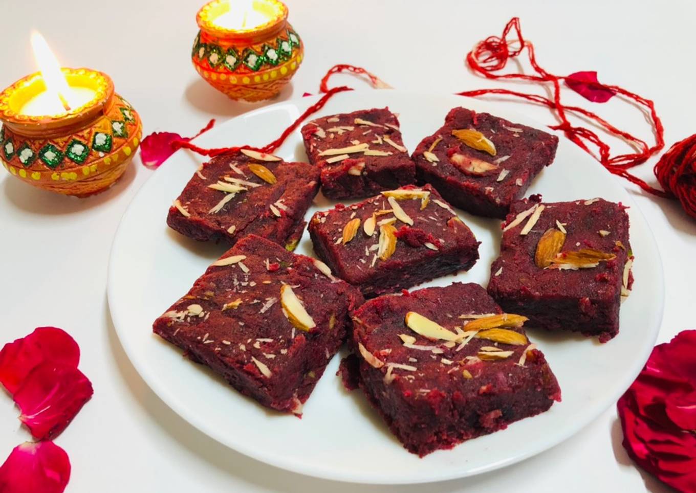 Chikoo Beetroot Barfi