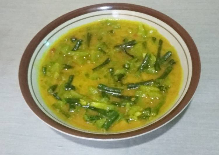 Sayur Santan Kacang Panjang Labu Siam