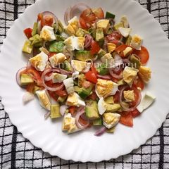 A picture of Avocado egg salad.
