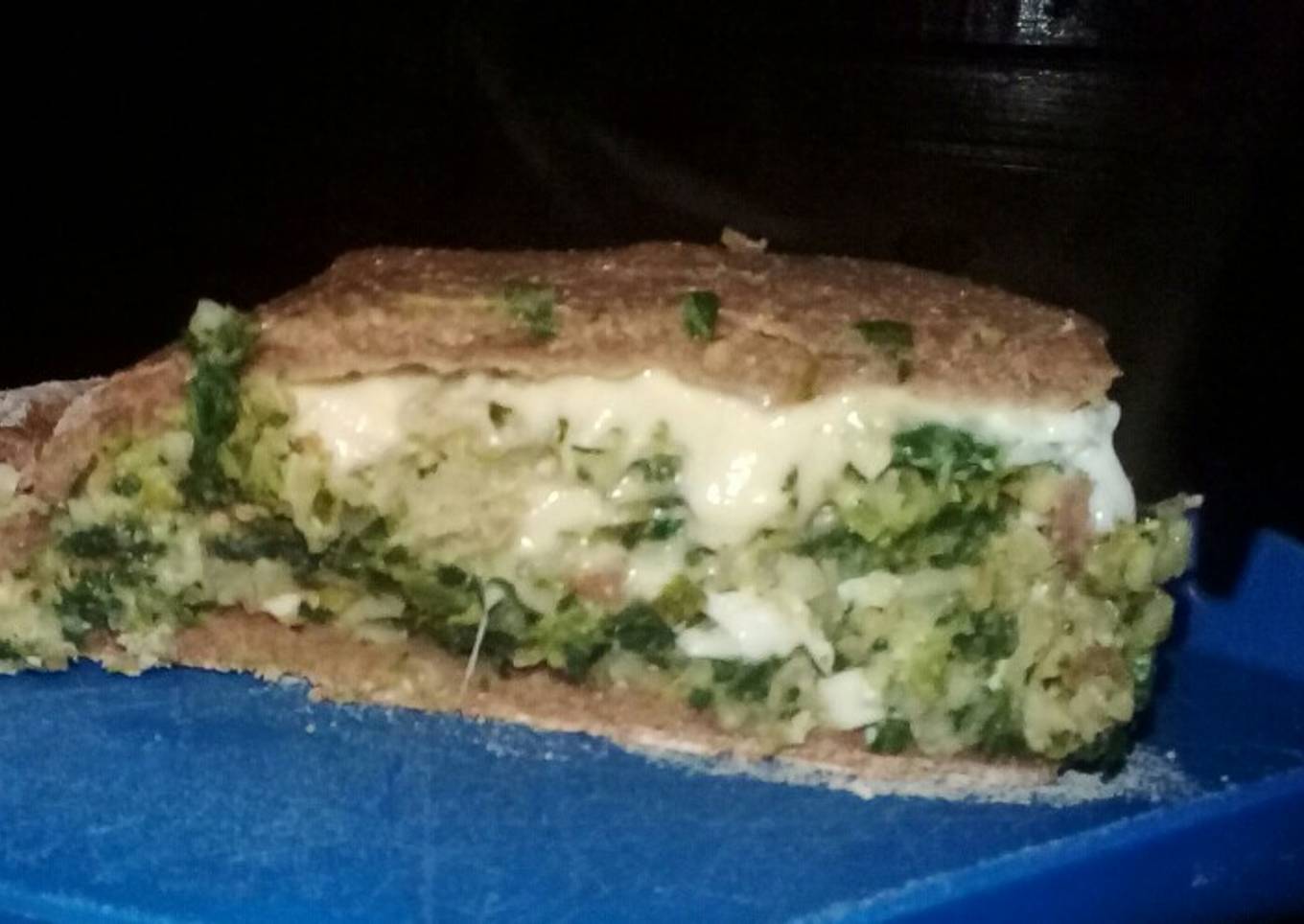 Tarta de acelga y atún