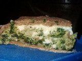 Tarta de acelga y atún