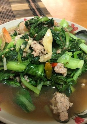 รูปของ กวางตุ้งฮ่องเต้ผัดหมูกุ้ง