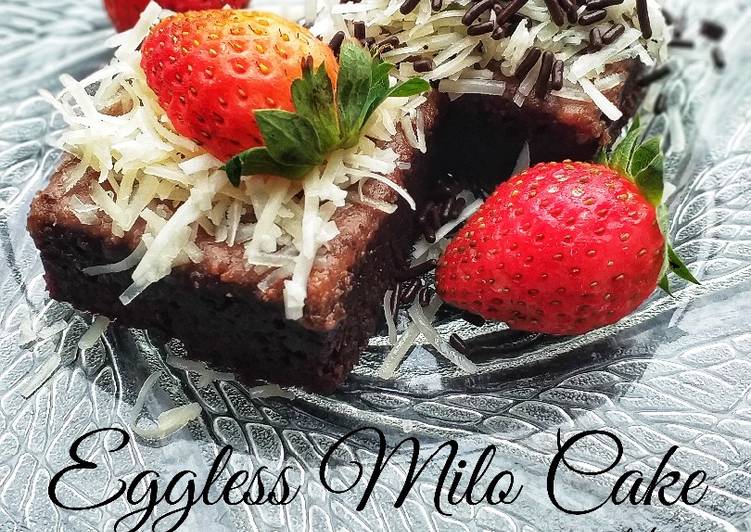 #225. Eggless Milo Cake
