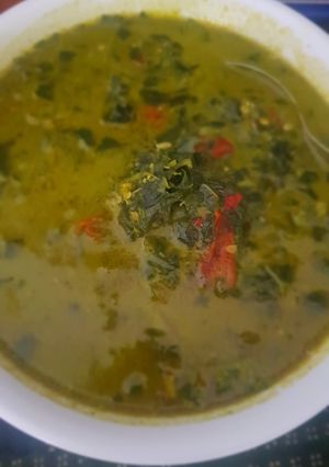 Foto resep Sayur Daun Ubi Tumbuk Ala Jeng Dewi