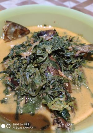 Foto resep Gulai ikan salai daun singkong